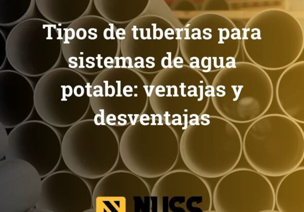 Tipos de tubería de aguas