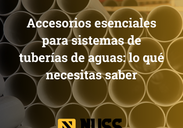 Accesorios para sistemas de tuberías de aguas